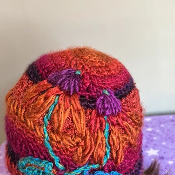 Crochet coneflowers satin yarn medium new - Picture 8 of 9